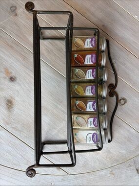 Wrought iron spice rack